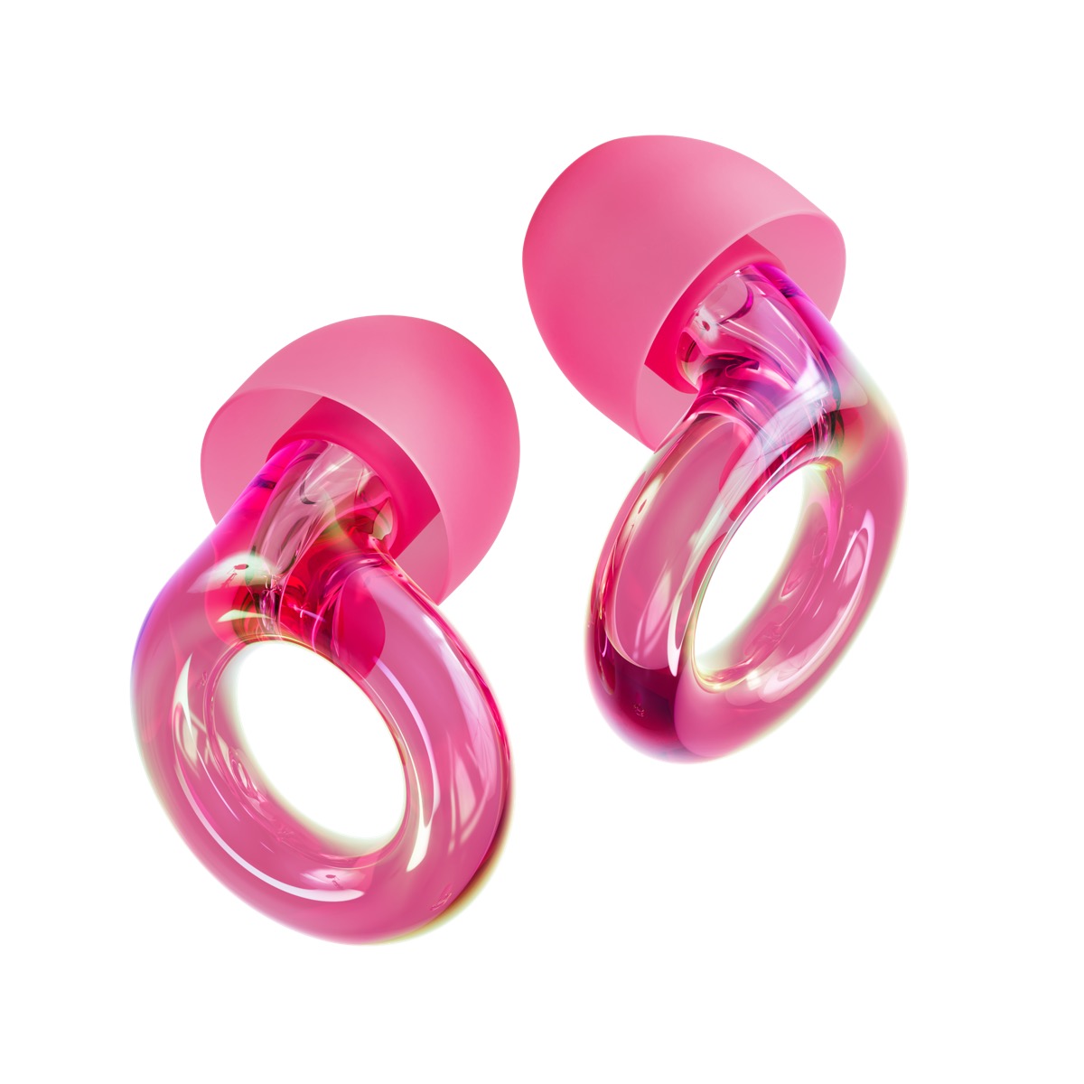 Paris Hilton x Loop Engage 2 earplugs in the limited Paris Pink colorway