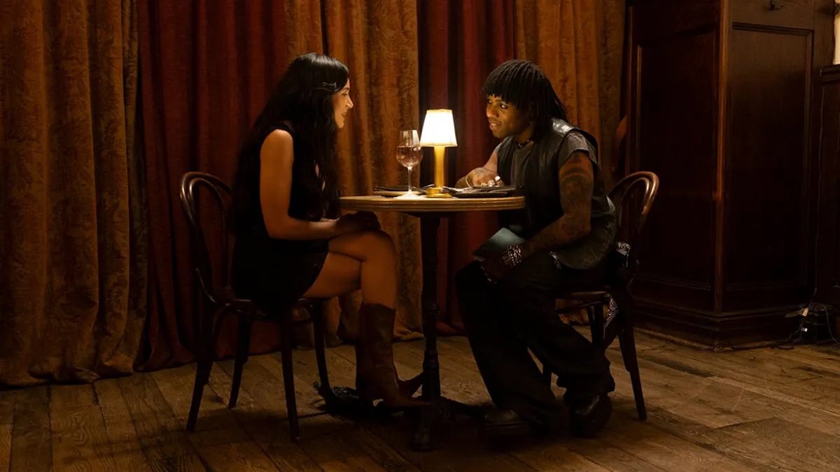 Wally Baram in a scene from Nuuly's "Heart on My Sleeve" microdrama